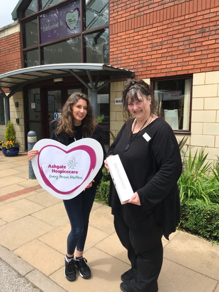 Gracie (Russell Richardson) and Janet (Ashgate Hospice).