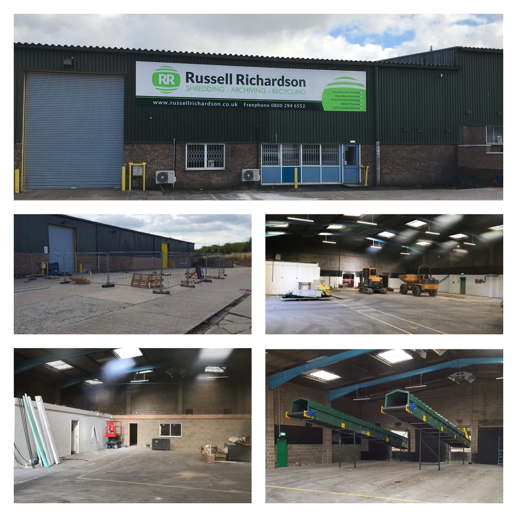 Work is underway at Russell Richardson's new Park House Lane site